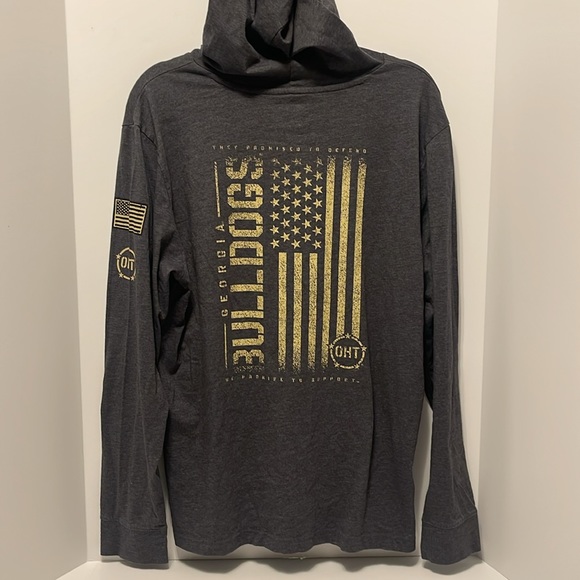 Colosseum Georgia Bulldogs Team OHT Military Appreciation Men’s Large Hooded Top - Picture 6 of 8